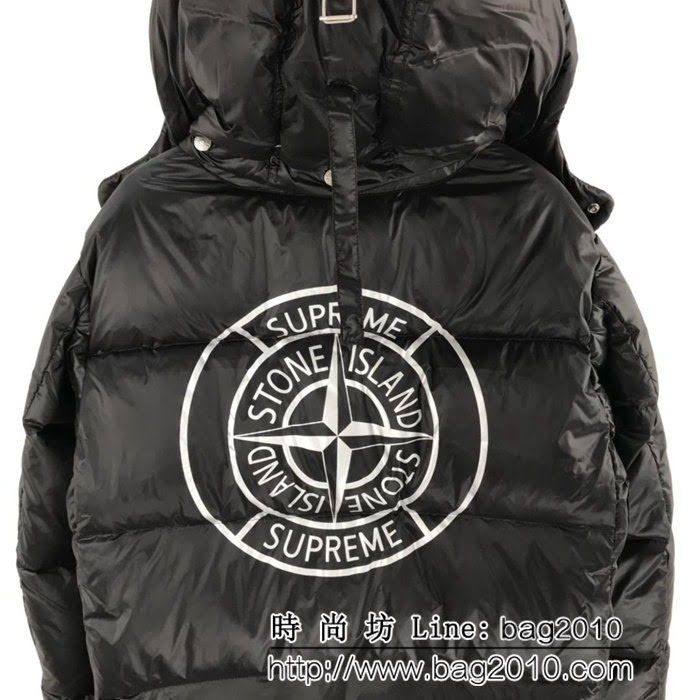 SUPREME Stone ISIand X SuPreme 最新聯名款 羽絨服 男女同款 ydi1695